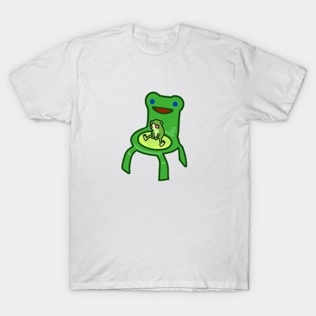 Froggy Chair T-Shirt by Rou_tan_tan